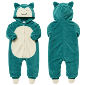 Pijama Infantil Snorlax – Kigurumi Pokémon Azul