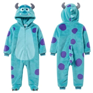 Pijama Infantil Sulley – Kigurumi Monstros SA Azul