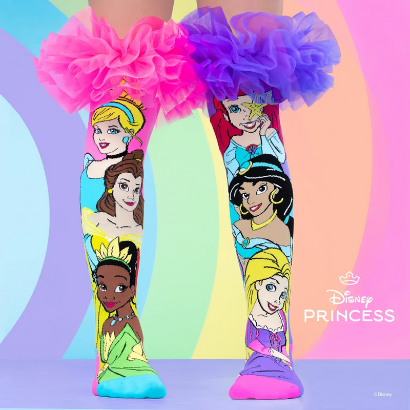 Meias 3D Princesas Disney com Babados