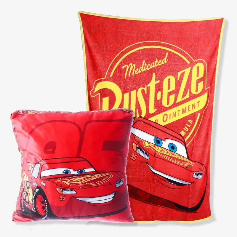 Almofada com Manta Carros